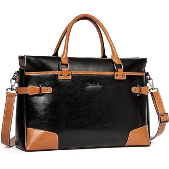 Other - Briefcase for Women Leather Laptop Bag 15.6 inch Computer Messenger